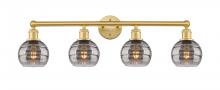  616-4W-SG-G556-6SM - Rochester - 4 Light - 33 inch - Satin Gold - Bath Vanity Light