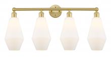  616-4W-SG-G651-7 - Cindyrella - 4 Light - 34 inch - Satin Gold - Bath Vanity Light