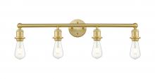  616-4W-SG - Edison - 4 Light - 29 inch - Satin Gold - Bath Vanity Light