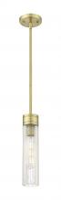  617-1S-AB-G617-11SCL - Boreas - 1 Light - 3 inch - Antique Brass - Stem Hung - Mini Pendant