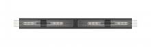  617L-4W-BK-G617-11SDY - Boreas - 4 Light - 51 inch - Matte Black - Bath Vanity Light