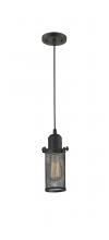  900-1P-OB-CE219-OB - Quincy Hall - 1 Light - 5 inch - Oil Rubbed Bronze - Cord hung - Mini Pendant