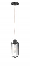  900-1P-OB-CE225-OB-LED - Muselet - 1 Light - 5 inch - Oil Rubbed Bronze - Cord hung - Mini Pendant