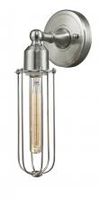  900-1W-SN-CE225-SN-LED - Muselet - 1 Light - 5 inch - Brushed Satin Nickel - Sconce