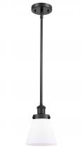  916-1S-BK-G61-LED - Cone - 1 Light - 6 inch - Matte Black - Mini Pendant