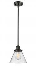  916-1S-OB-G44 - Cone - 1 Light - 8 inch - Oil Rubbed Bronze - Mini Pendant