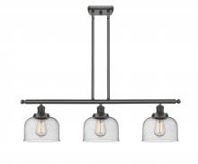  916-3I-OB-G74-LED - Bell - 3 Light - 36 inch - Oil Rubbed Bronze - Stem Hung - Island Light