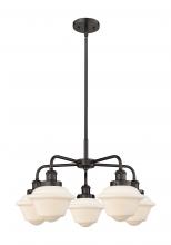  916-5CR-OB-G531 - Oxford - 5 Light - 26 inch - Oil Rubbed Bronze - Chandelier