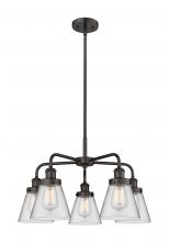  916-5CR-OB-G62 - Cone - 5 Light - 25 inch - Oil Rubbed Bronze - Chandelier