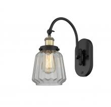  918-1W-BAB-G142 - Chatham - 1 Light - 7 inch - Black Antique Brass - Sconce