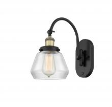  918-1W-BAB-G172 - Fulton - 1 Light - 7 inch - Black Antique Brass - Sconce