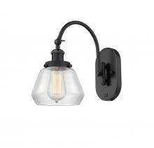  918-1W-BK-G172 - Fulton - 1 Light - 7 inch - Matte Black - Sconce