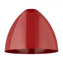  MBD-16-RD - Plymouth Light 16 inch Red Metal Shade