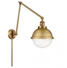  238-BB-HFS-62-BB - Hampden - 1 Light - 7 inch - Brushed Brass - Swing Arm