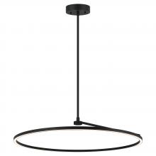  C36732MB - D32" "THE TRUNDLE" MATTE BLACK CHANDELIER