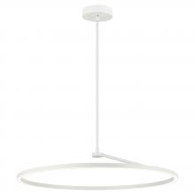  C36732WH - D32" "THE TRUNDLE" WHITE CHANDELIER