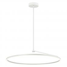  C36740WH - D40" "THE TRUNDLE" WHITE CHANDELIER