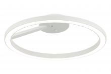  X36716WH - 1LT "THE TRUNDLE" D16" WHITE CEILING MOUNT