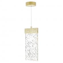  1090P5-1-620-A - Carolina LED Pendant With Gold Leaf Finish