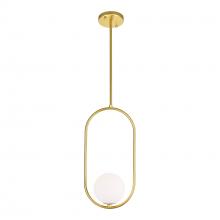  1212P8-1-169 - Celeste 1 Light Mini Pendant With Medallion Gold Finish