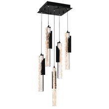  1586P12-5-101 - Valira Integrated LED Black Mini Pendant