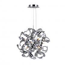  5067P19C - Swivel 12 Light Chandelier With Chrome Finish