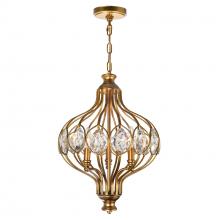  9935P14-3-182 - Altair 3 Light Chandelier With Antique Bronze Finish