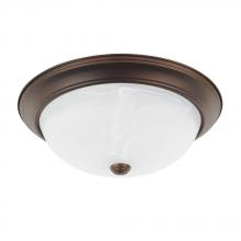  219031BZ - 3 Light Flush Mount