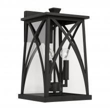  946531BK - 3 Light Outdoor Wall Lantern