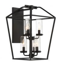  44307-011 - Bastille 6 Light Lantern in Black