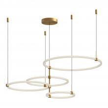  CH24755-BG - Bruni 55-in Brushed Gold LED Chandeliers