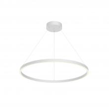  PD87132-WH - Cerchio 32-in White LED Pendant