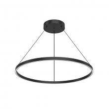  PD87136-BK - Cerchio 36-in Black LED Pendant