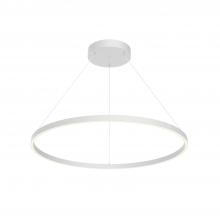  PD87736-WH - Cerchio 36-in White LED Pendant