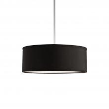  41073B - Gregory 15-in Black 3 Lights Pendant