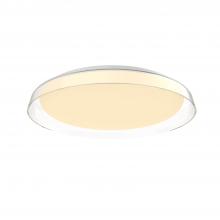  FM43117-CL-5CCT - Hampton 17-in Clear LED Flush Mount