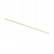  LP18260-BG-UNV - Vega Minor 60-in Brushed Gold LED Linear Pendant