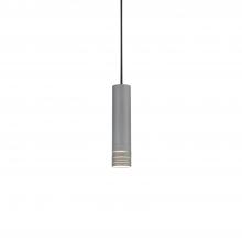  494502M-GY - Milca 10-in Gray 1 Light Pendant