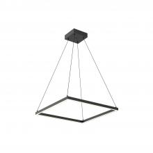  PD88124-BK - Piazza 24-in Black LED Pendant