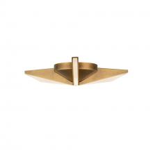  FM64215-VB - Tachi 15-in Vintage Brass LED Flush Mount