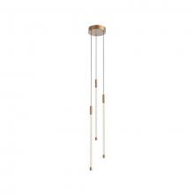  MP75221-BG - Motif 21-in Brushed Gold LED Multi Pendant