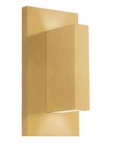  WS22109-BG - Vista 9-in Brushed Gold LED Wall Sconce