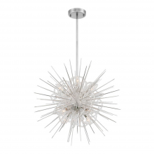  CD10267-8-PN - 8-Light 24" Decorative Sputnik Chrome Chandelier