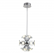  P30054-LED-CH - LED 14-Light Modern Sputnik Pendant Light