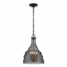  P30064-4-DBZ - 4-Light 12" Metal Shade Pendant