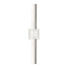  WS11751-E26-2-MW-G9 - LED 3CCT Duo Wall Sconce, 12" Alabaster Shade and Matte White Finish