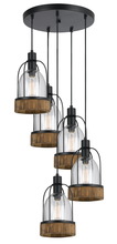  FX-3584-5 - 60W X 5 Beacon Pendant Fixture(Edison Bulbs Not included)