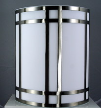  LA-162-BS - 9" Height Metal Wall Lamp with Acrylic Plate