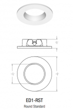  ED1-RSTWT - 1" HP TRIM