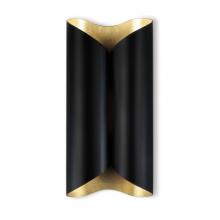  15-1154BLK - Regina Andrew Coil Metal Sconce Large (Black and